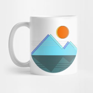 Minimalist style landscape Mug